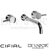 Cifial Technovation 3 Hole Wall Basin Mixer Tap Spare Parts